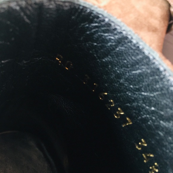 Saint Laurent Brown Suede Ankle Boots - Picture 7 of 7